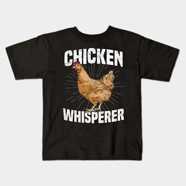 Chicken Whisperer Kids T-Shirt by AlphaDistributors